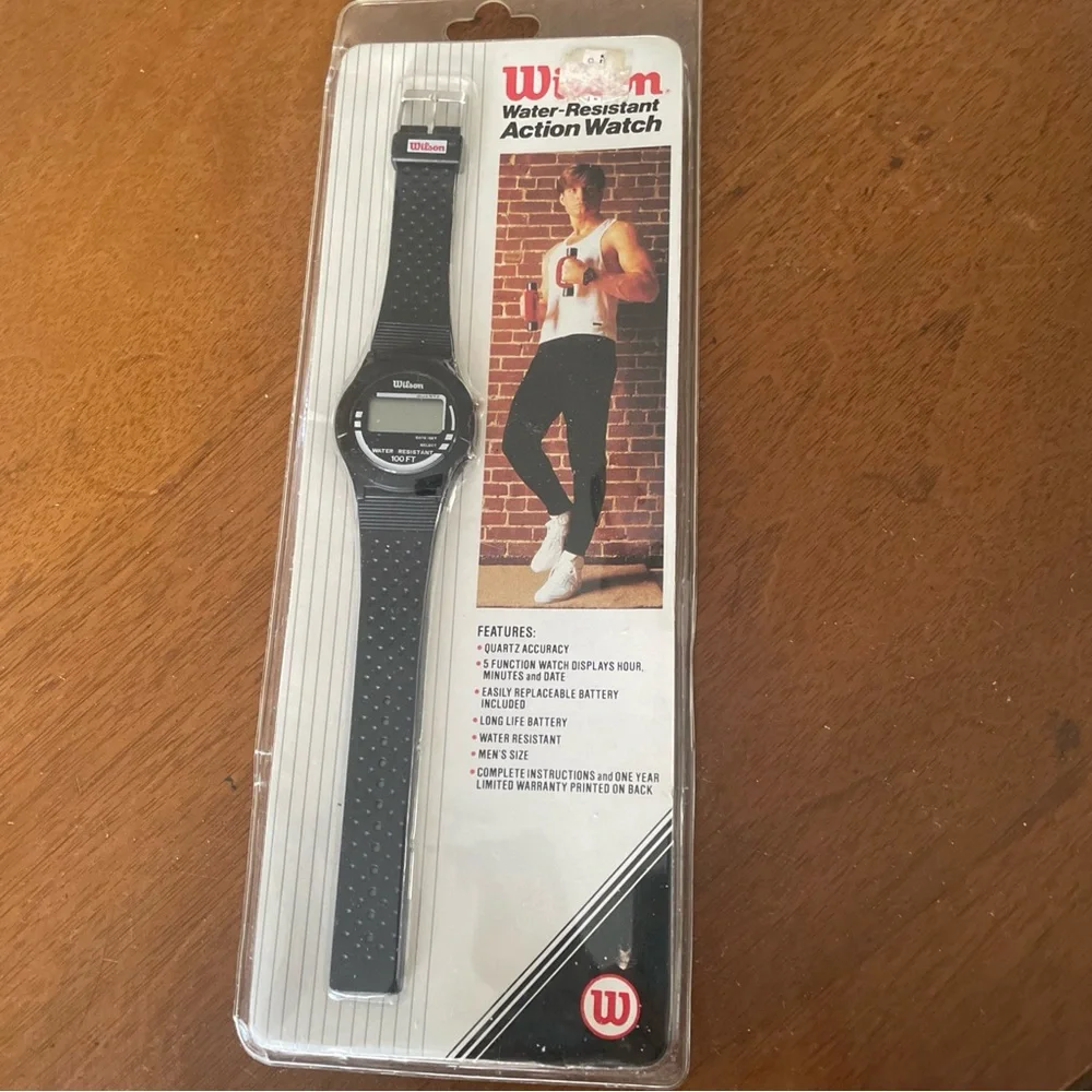 Vintage Wilson Black Water-Resistant Smartwatch 90’s